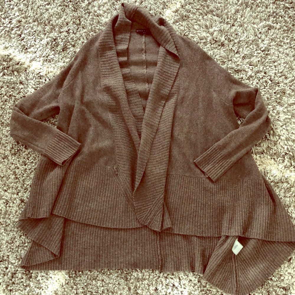 Alice and Olivia Brown Cardigan